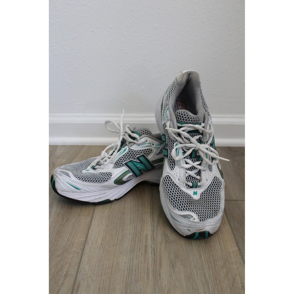 New Balance 1062 Women's Y2K Running Shoes White‎ Teal Silver W1062WG Size 11